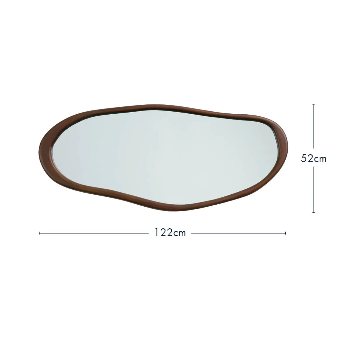 Boulder Dark Brown Mirror