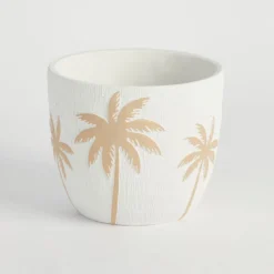 Cali Palm Decorative Pot