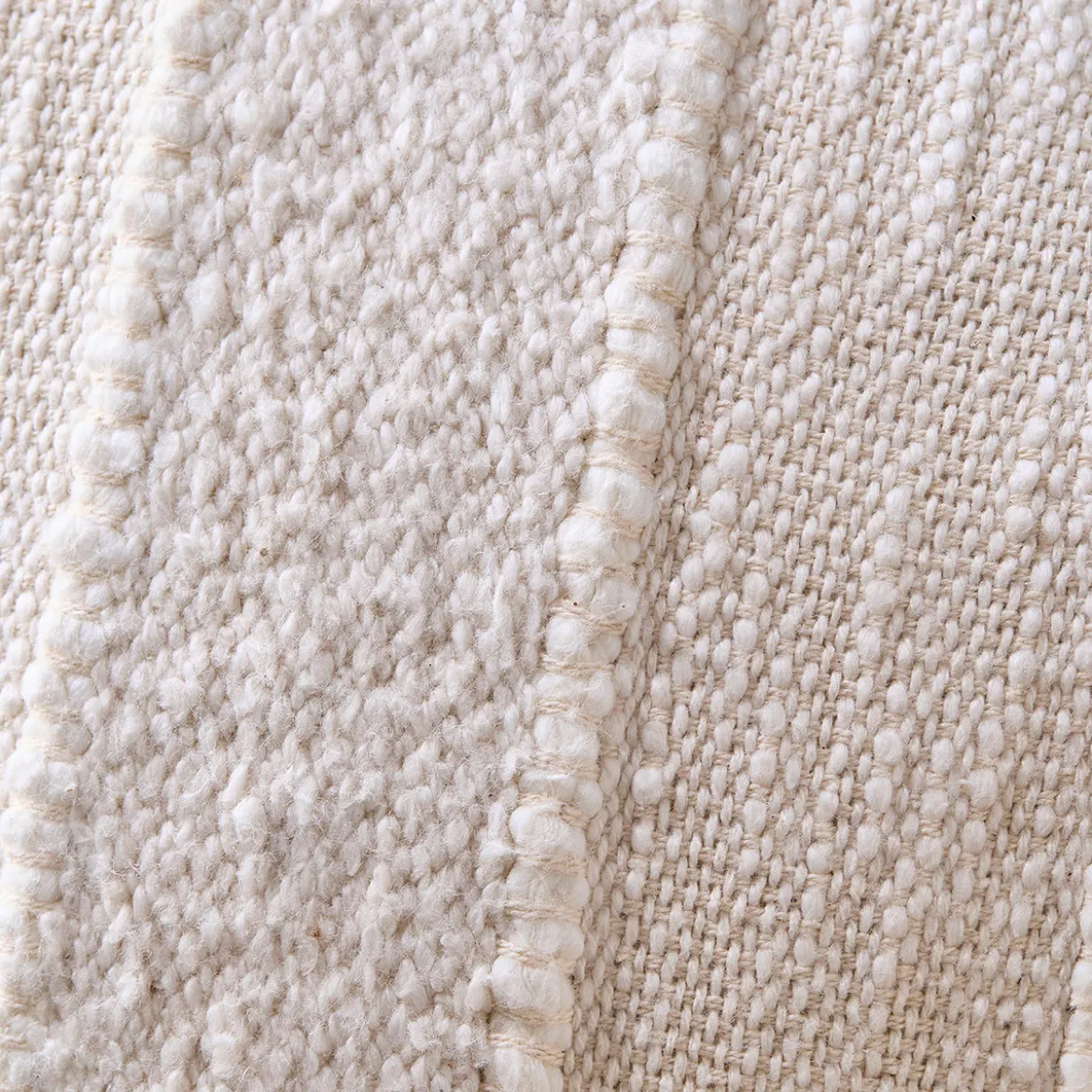 Cali Striped Boucle Square Cushion