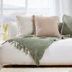 Calypso Cotton Knit Throw