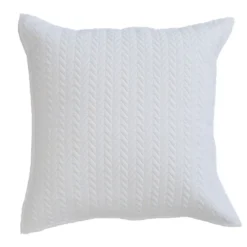 Camden White European Pillowcase