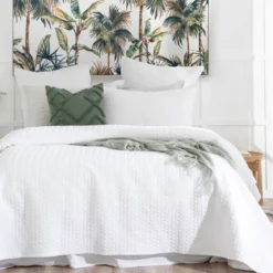 Camden White European Pillowcase