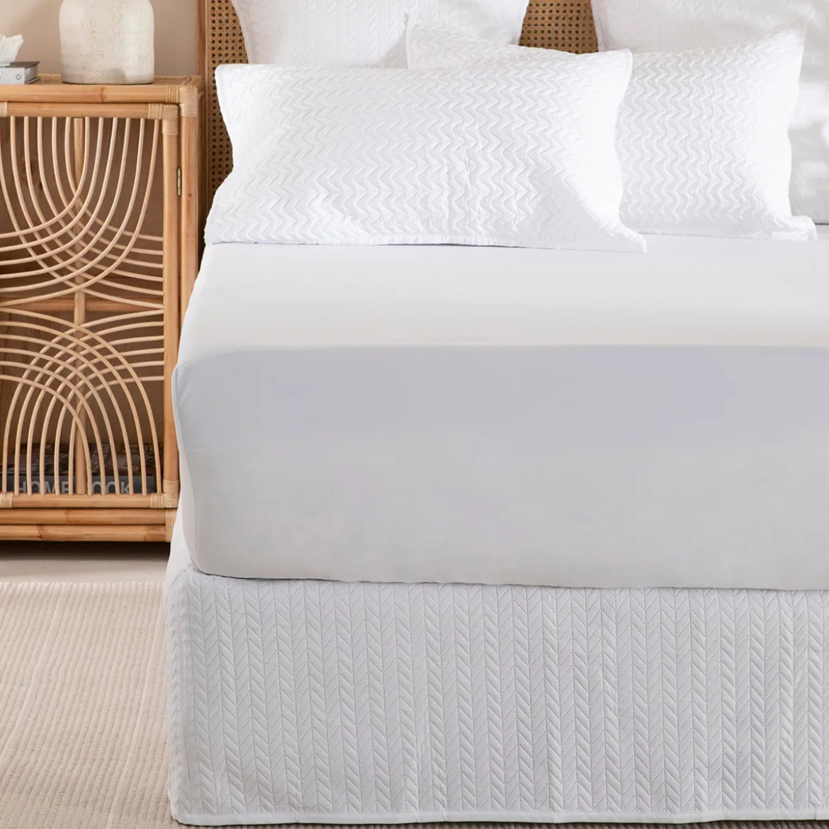 Camden White Valance
