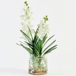 Carla Artificial Vanda Orchid in Vase