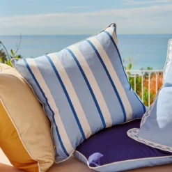 Carmelita Stripe Reversible Outdoor Cushion