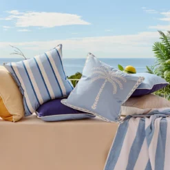 Carmelita Stripe Reversible Outdoor Cushion