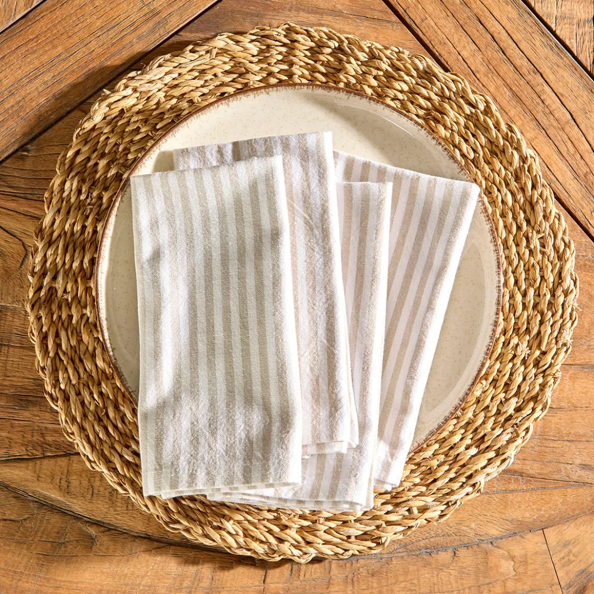 Catania Stripe Cotton Napkin 4 Pack