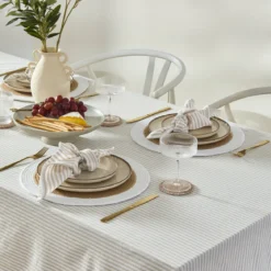 Catania Stripe Cotton Table Cloth