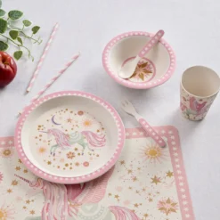 Celestial Unicorn 5 Piece Dinnerware Set