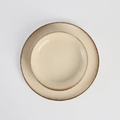Ceramic Speckle Moonbeam Dinnerware