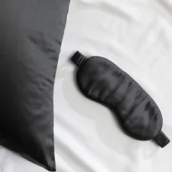 Charcoal Mulberry Silk Eye Mask