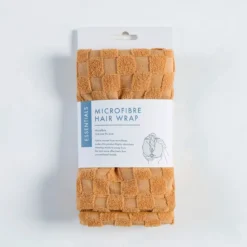 Check Orange Microfibre Towel Wrap Range