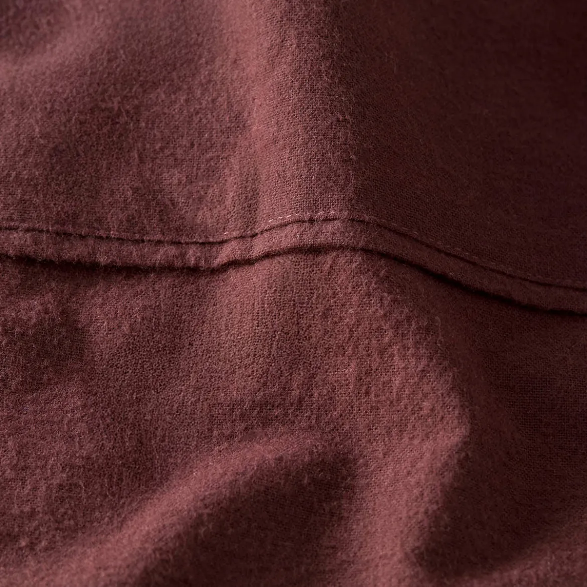 Chocolate Cotton Flannelette Sheet Set