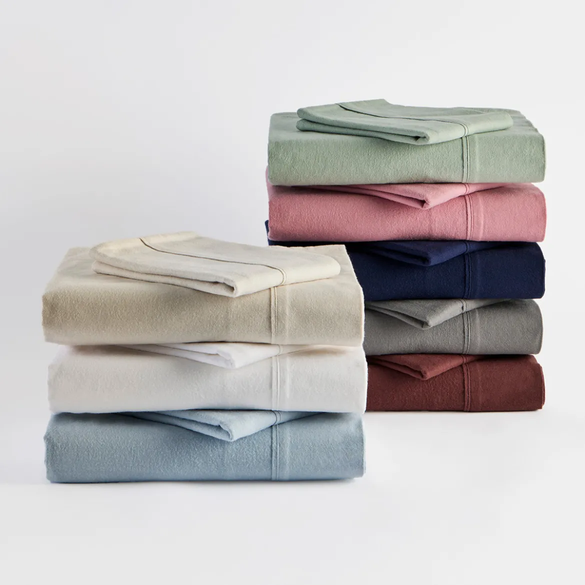 Chocolate Cotton Flannelette Sheet Set