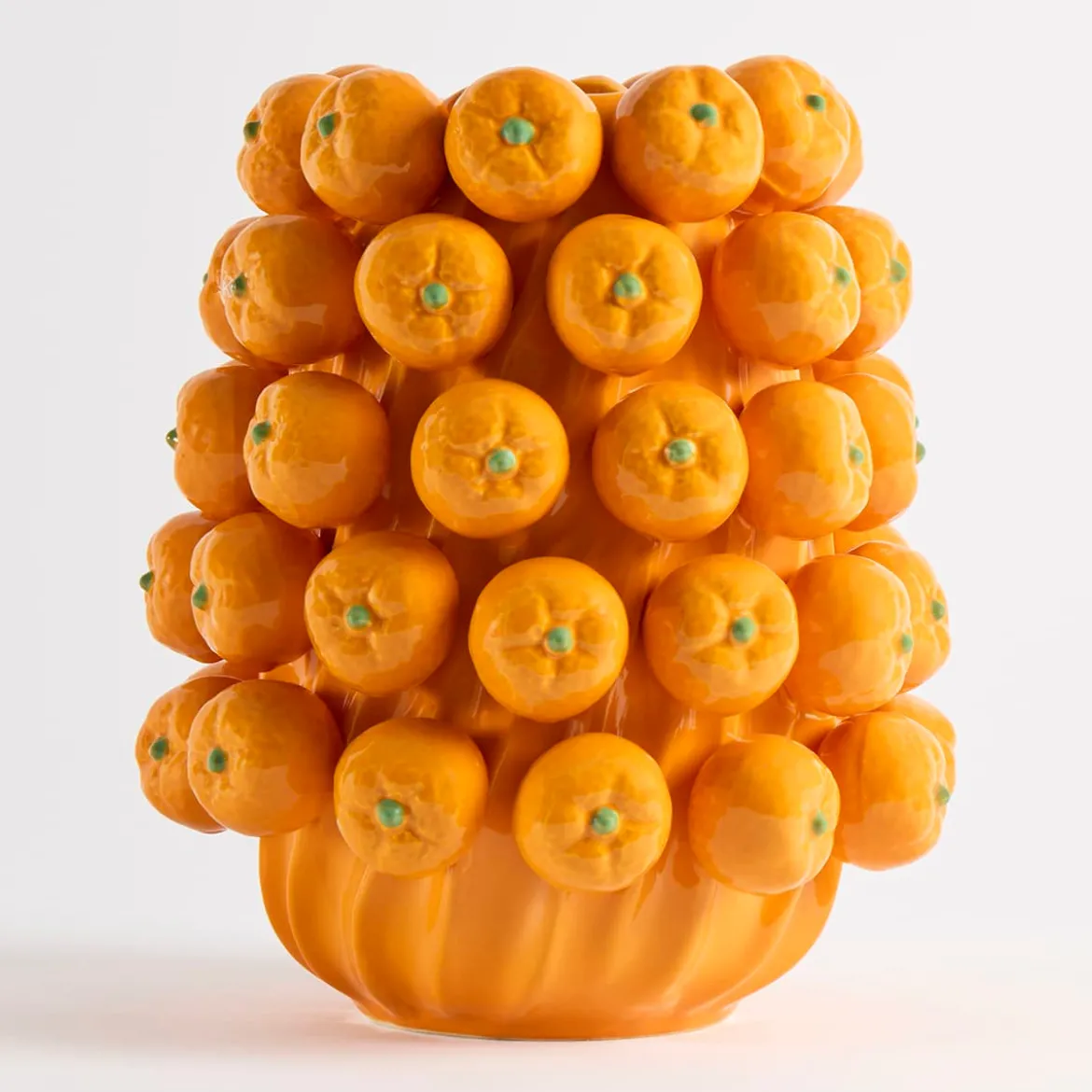 Clementine Orange Vase