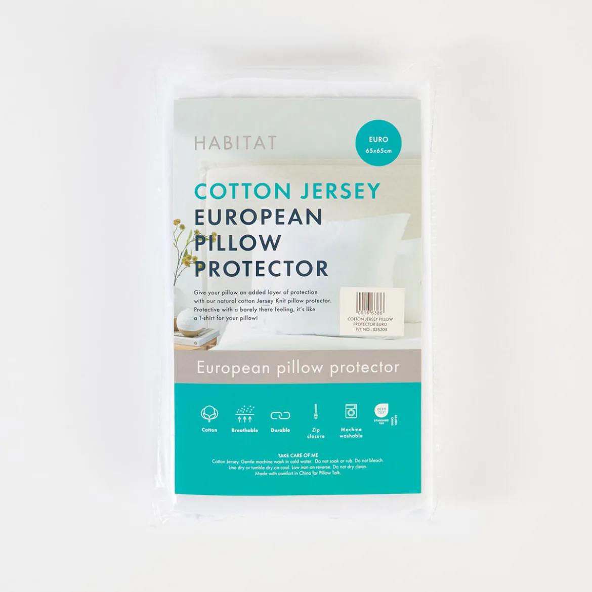 Cotton Jersey European Pillow Protector