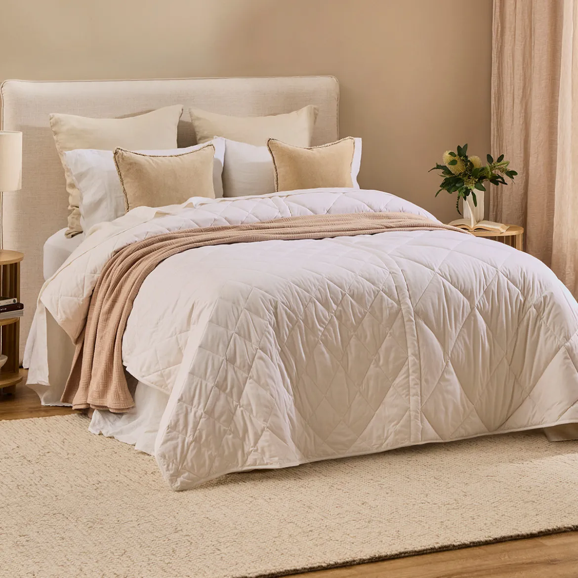 Couples Dual Zone Cotton Wool Quilt