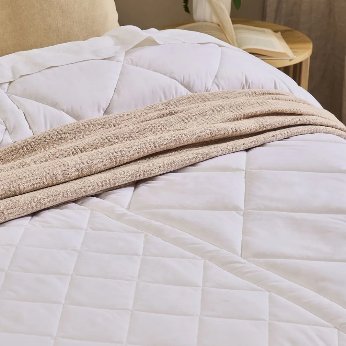 Couples Dual Zone Cotton Wool Quilt