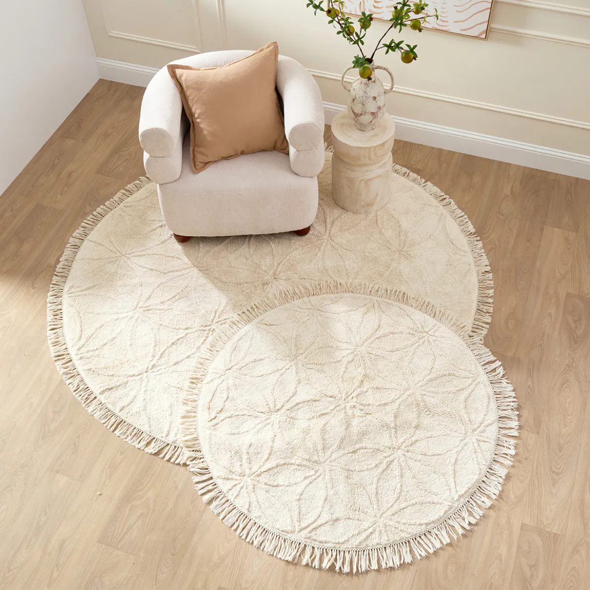 Daisy Round Floor Rug