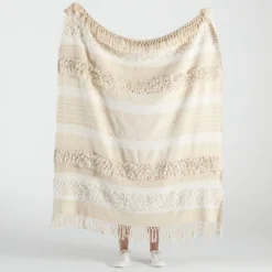 Daliah Cotton Tufted Throw