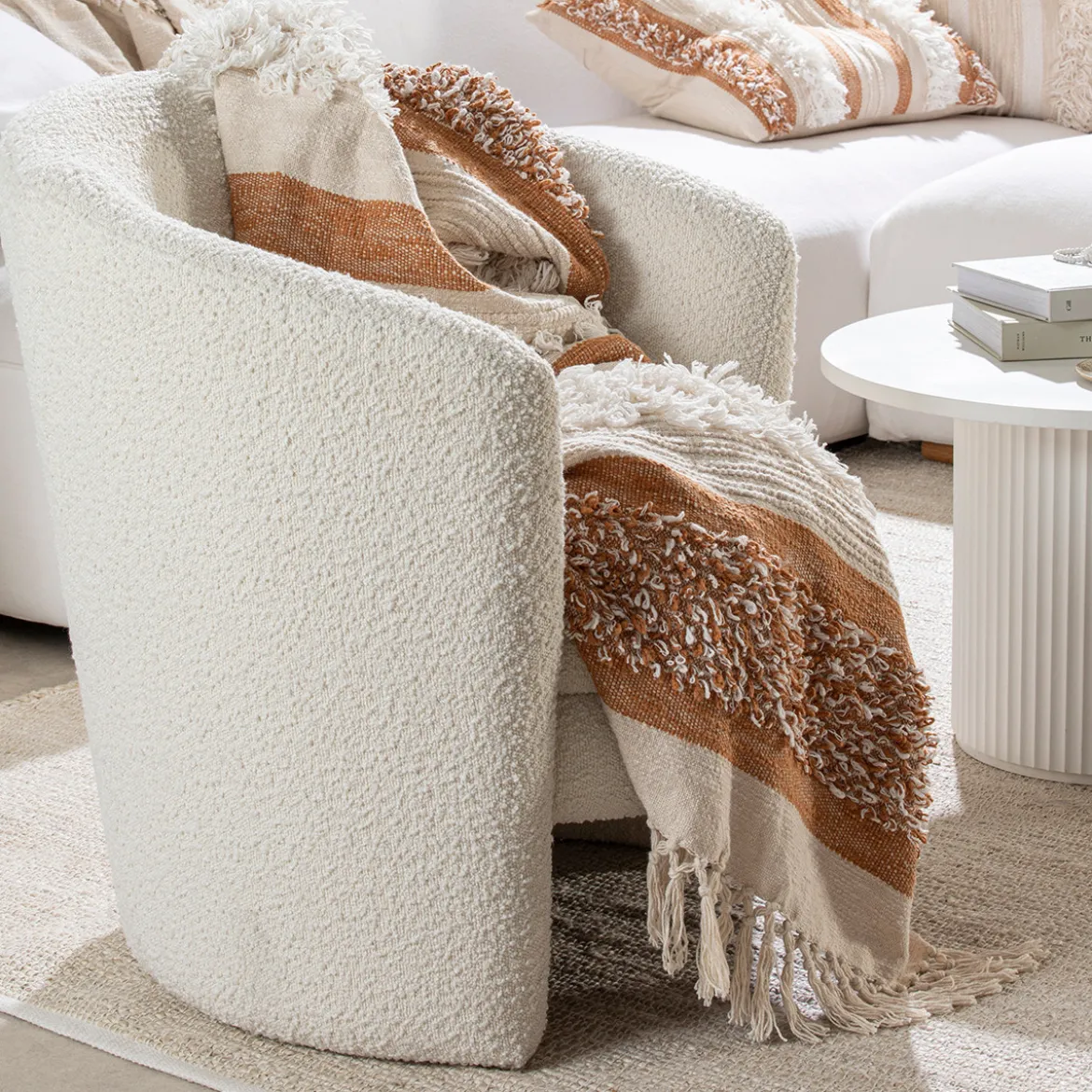 Daliah Cotton Tufted Throw