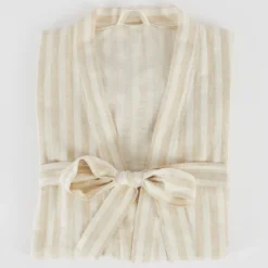 Dani Stripe Linen Cotton Kimono
