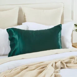 Dark Teal Mulberry Silk Pillowcase