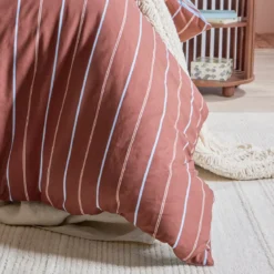 Dawson Reversible Check/Stripe Quilt Cover Set