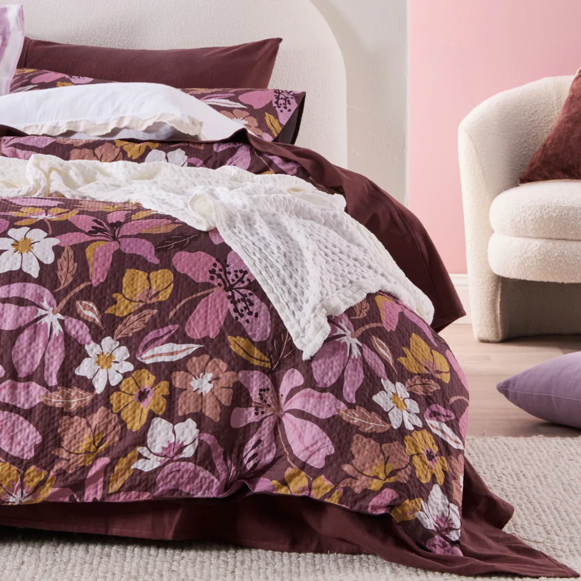 Delilah Floral Quilt Cover Set
