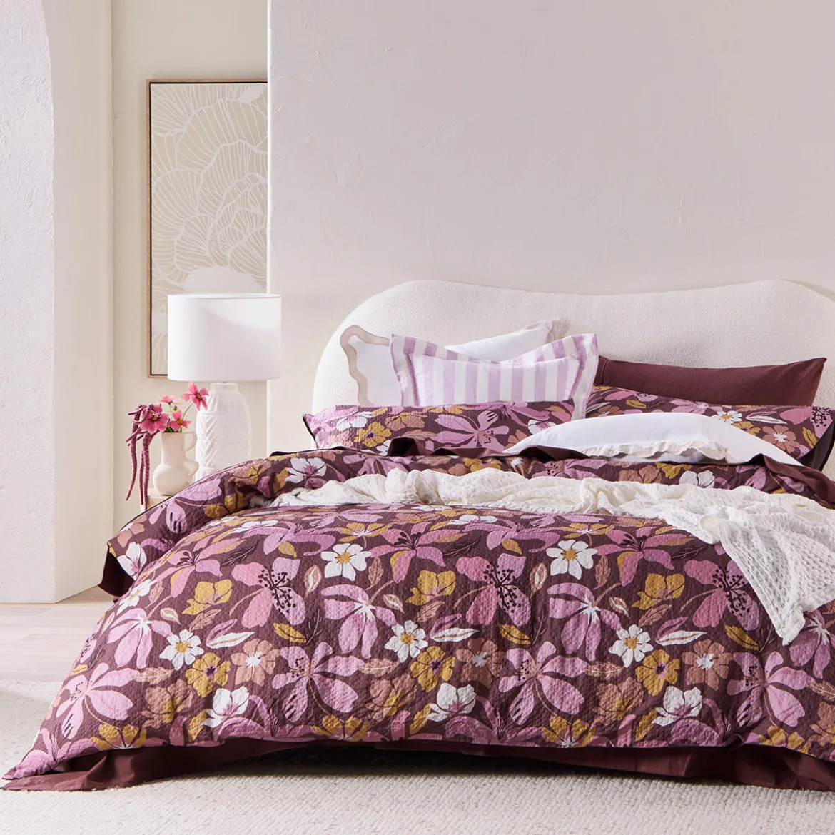 Delilah Floral Quilt Cover Set