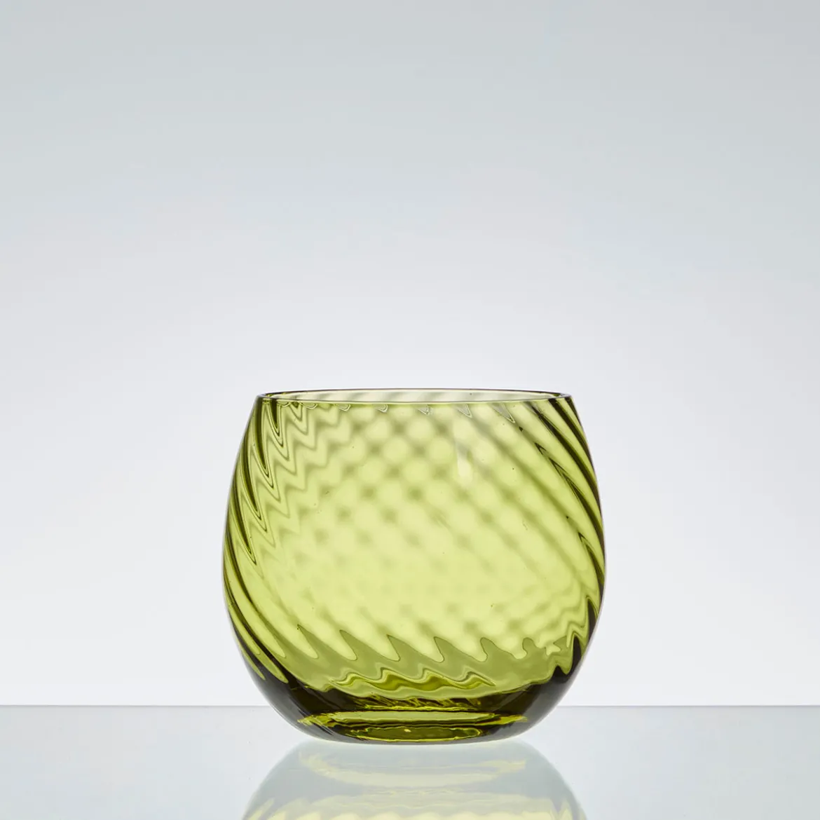 Della Green Tumbler Glass Set of 4