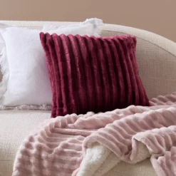 Denali Faux Fur Square Cushion