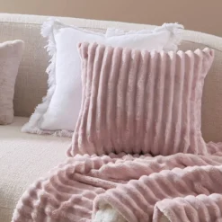 Denali Faux Fur Square Cushion