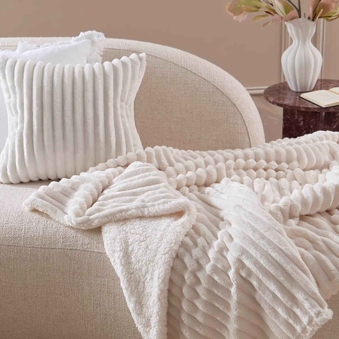 Denali Faux Fur Throw
