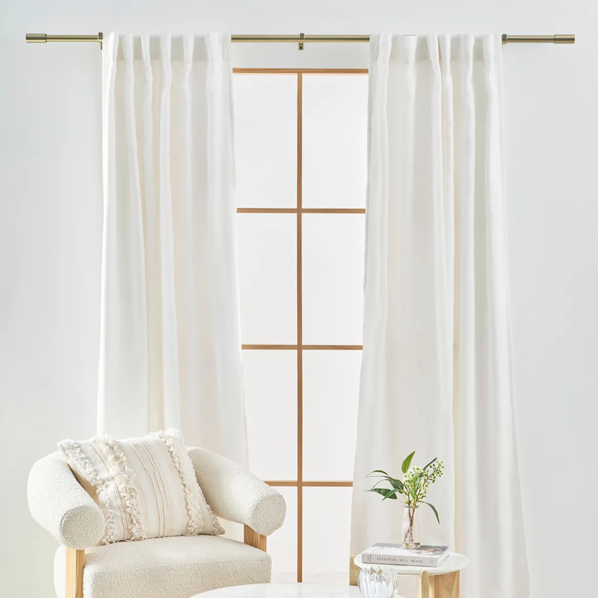 Dominic Champagne Gold Extendable Rod Set