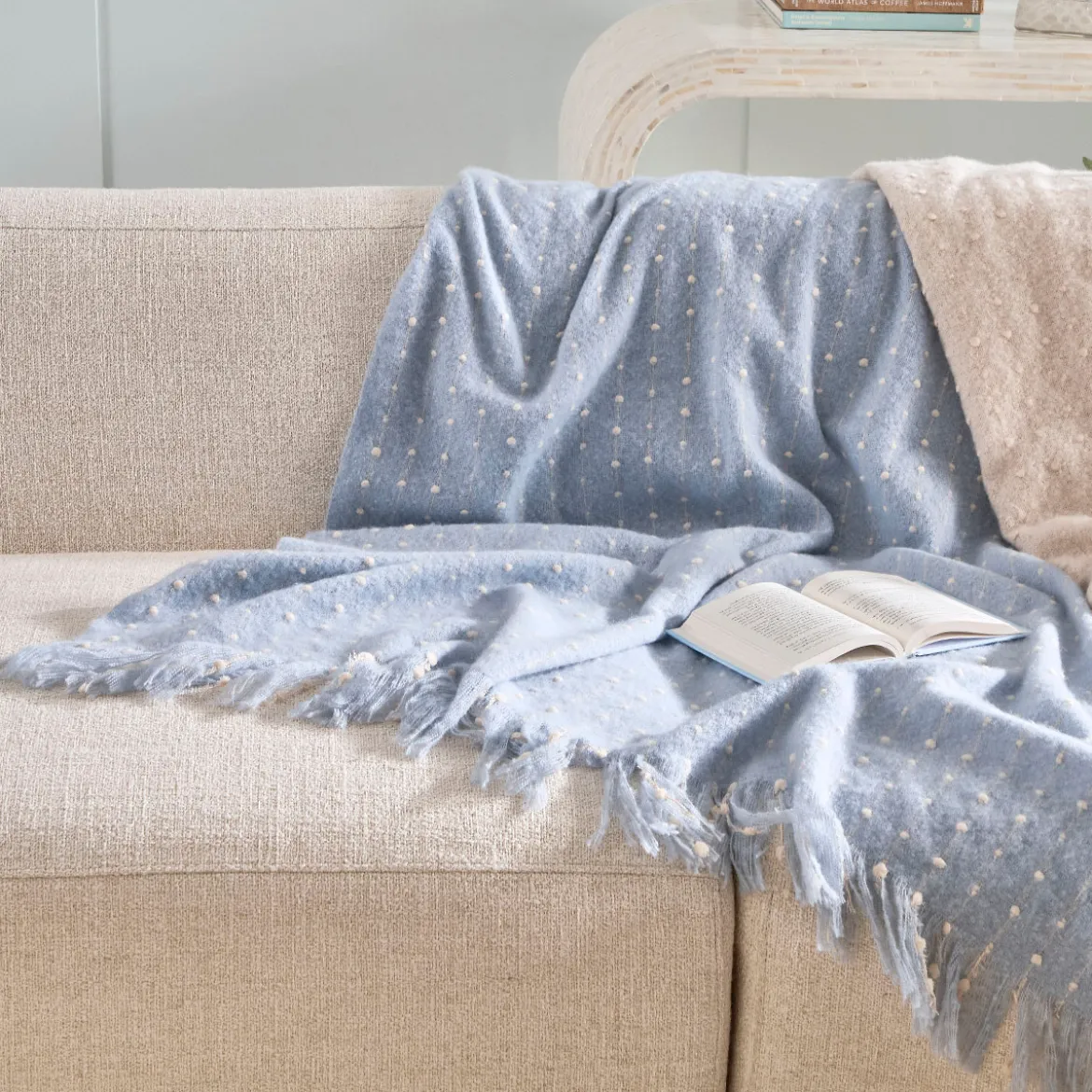 Dottie Stripe Super Soft Throw