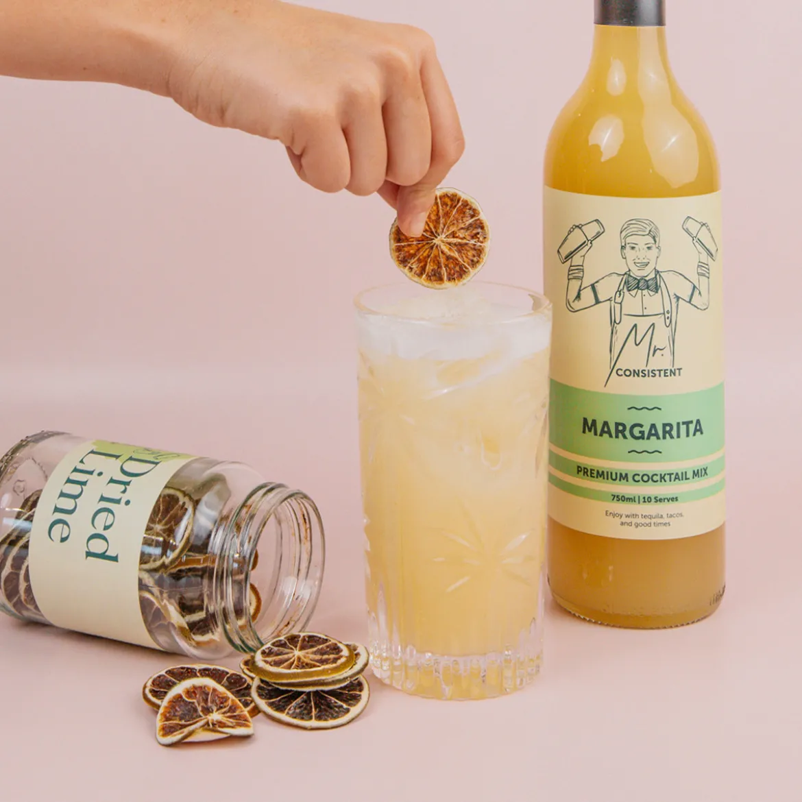 Dried Lime Cocktail Garnish