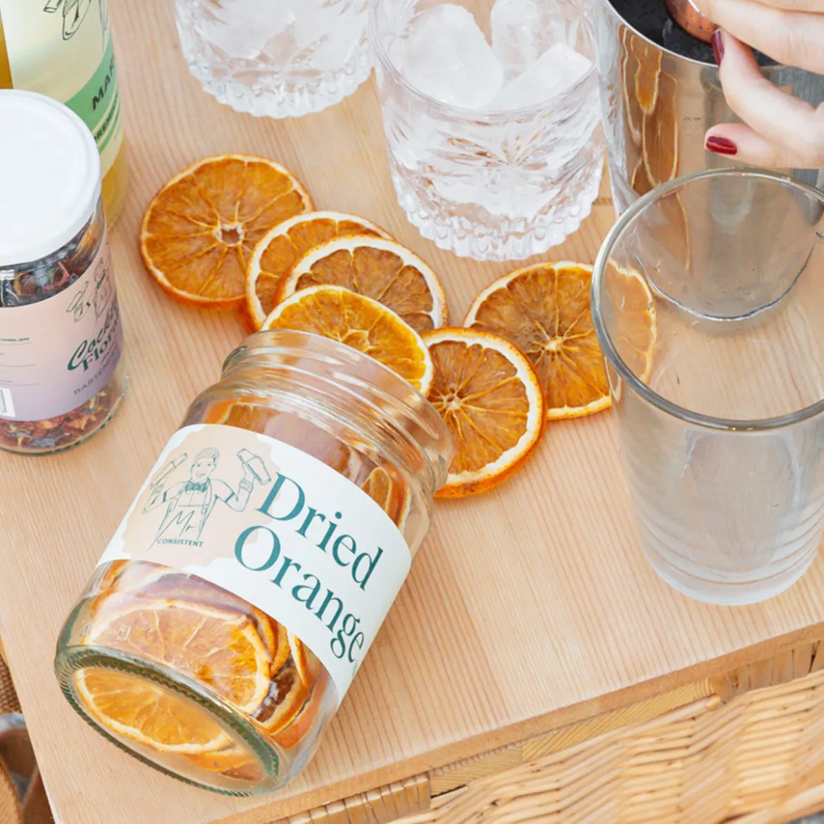 Dried Orange Cocktail Garnish
