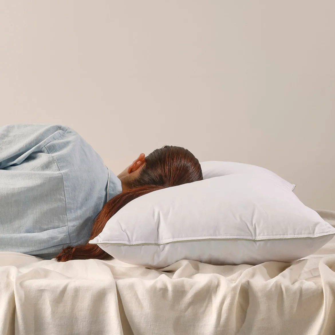 30/70 Duck Down Feather King Pillow