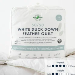 50/50 Duck Down Feather Quilt