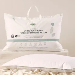 50/50 Duck Down Feather Surround Pillow