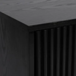 Dutton Black Bedside Table