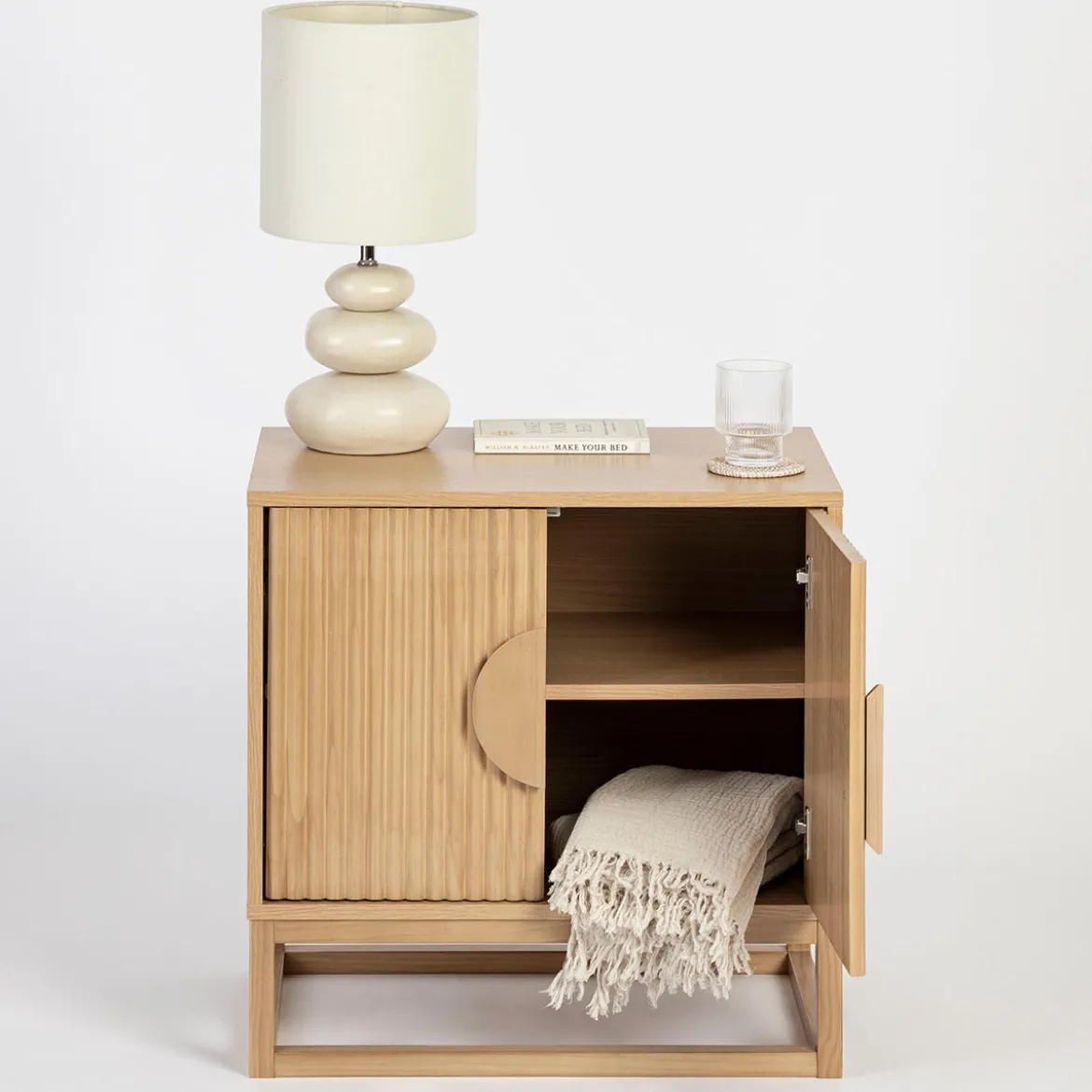 Dutton Natural Bedside Table