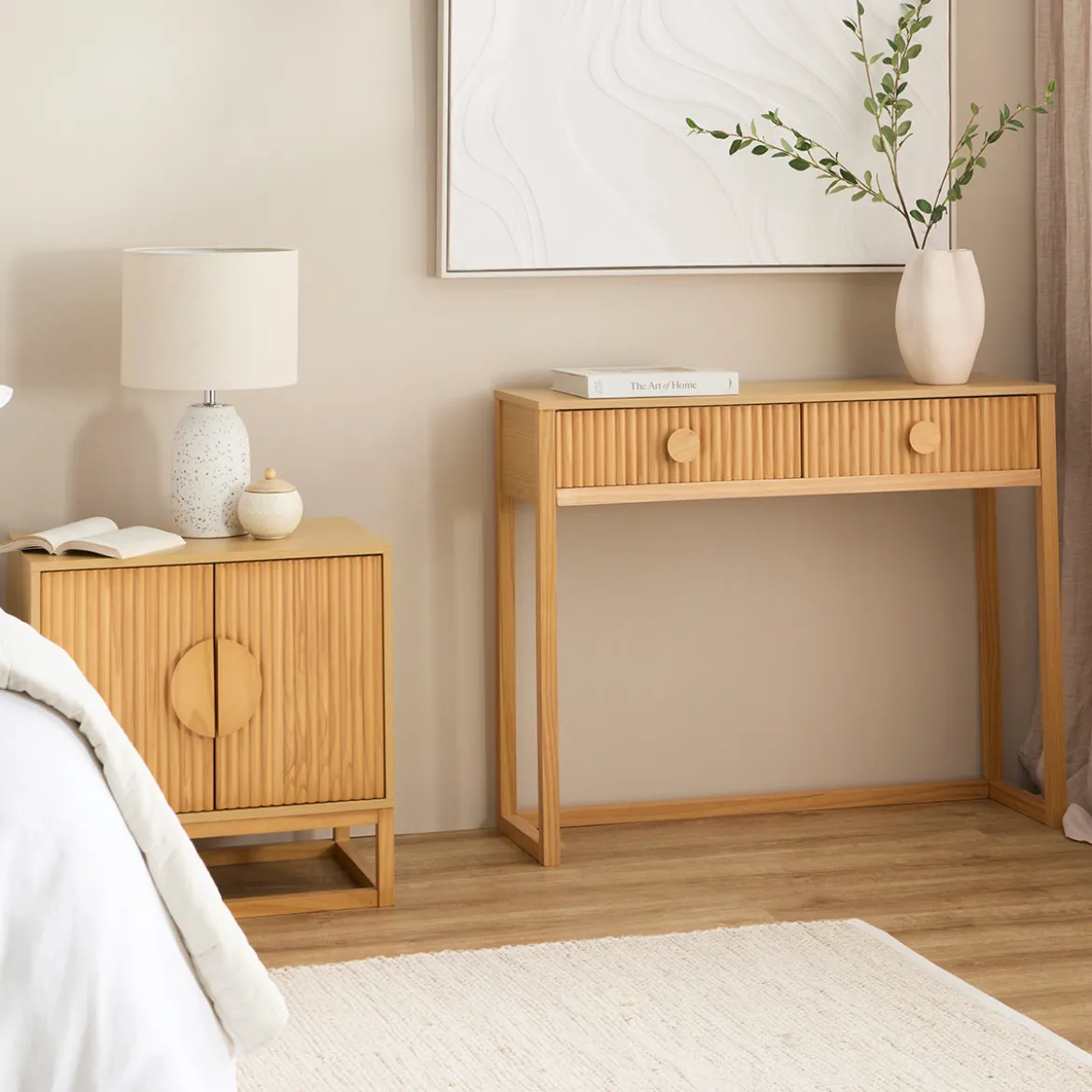 Dutton Natural Bedside Table