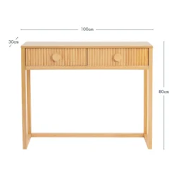 Dutton Natural Console Table