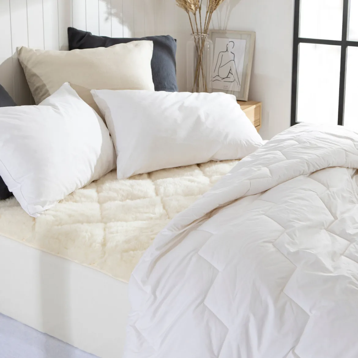 Easy Wash Reversible Australian Wool Underblanket