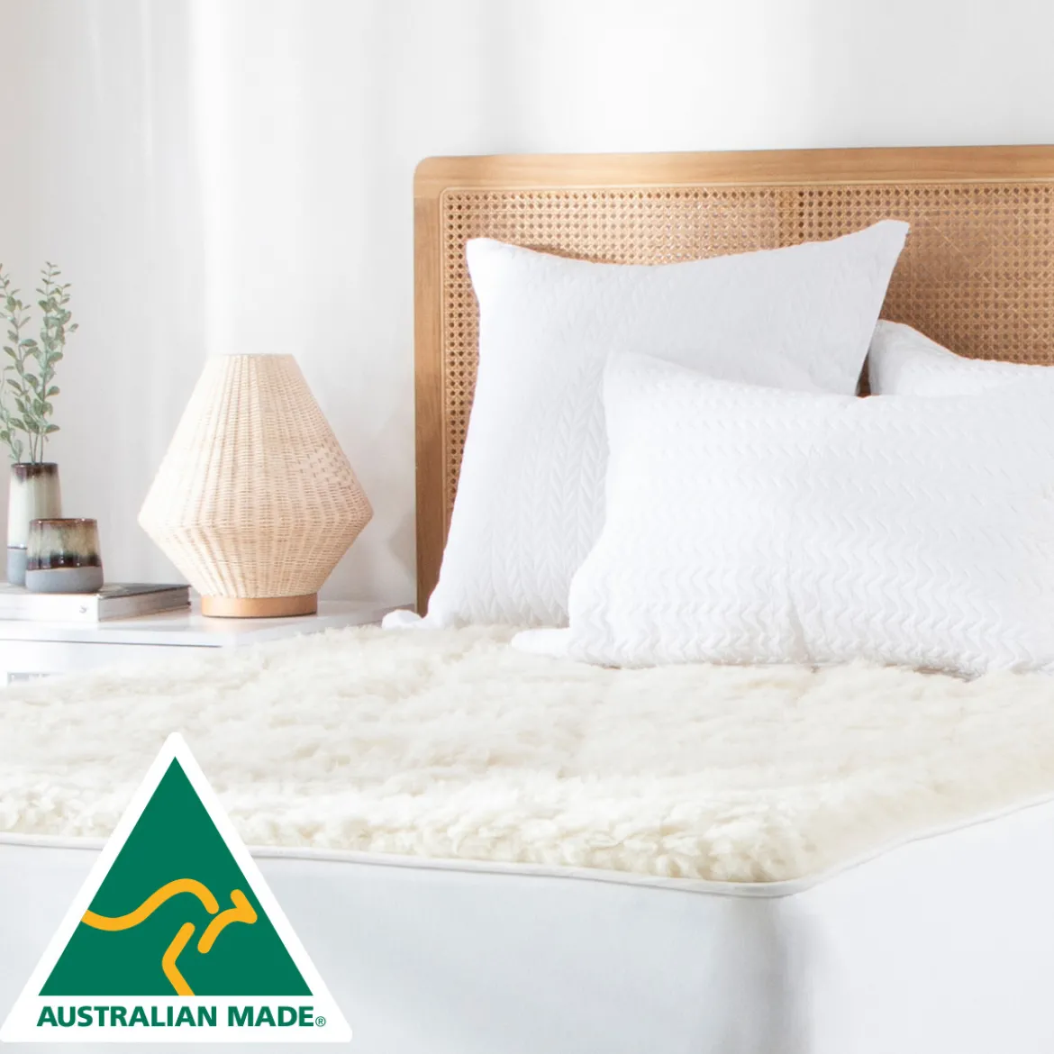 Easy Wash Reversible Australian Wool Underblanket