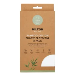 Eco Living Bamboo Cotton Pillow Protector Pair