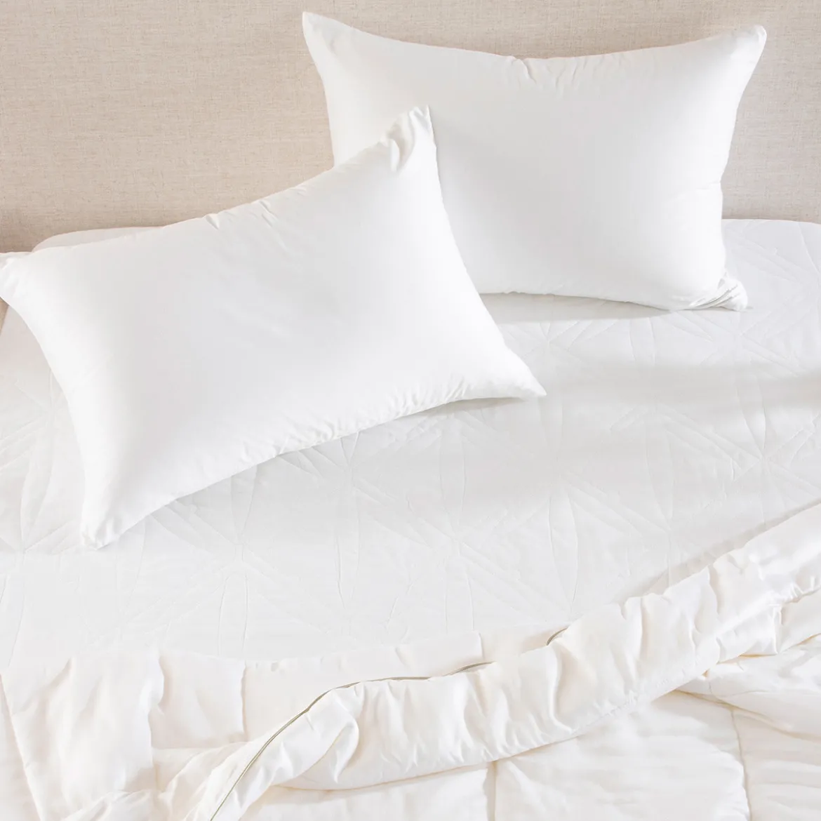 Eco Living Bamboo Cotton Pillow Protector Pair