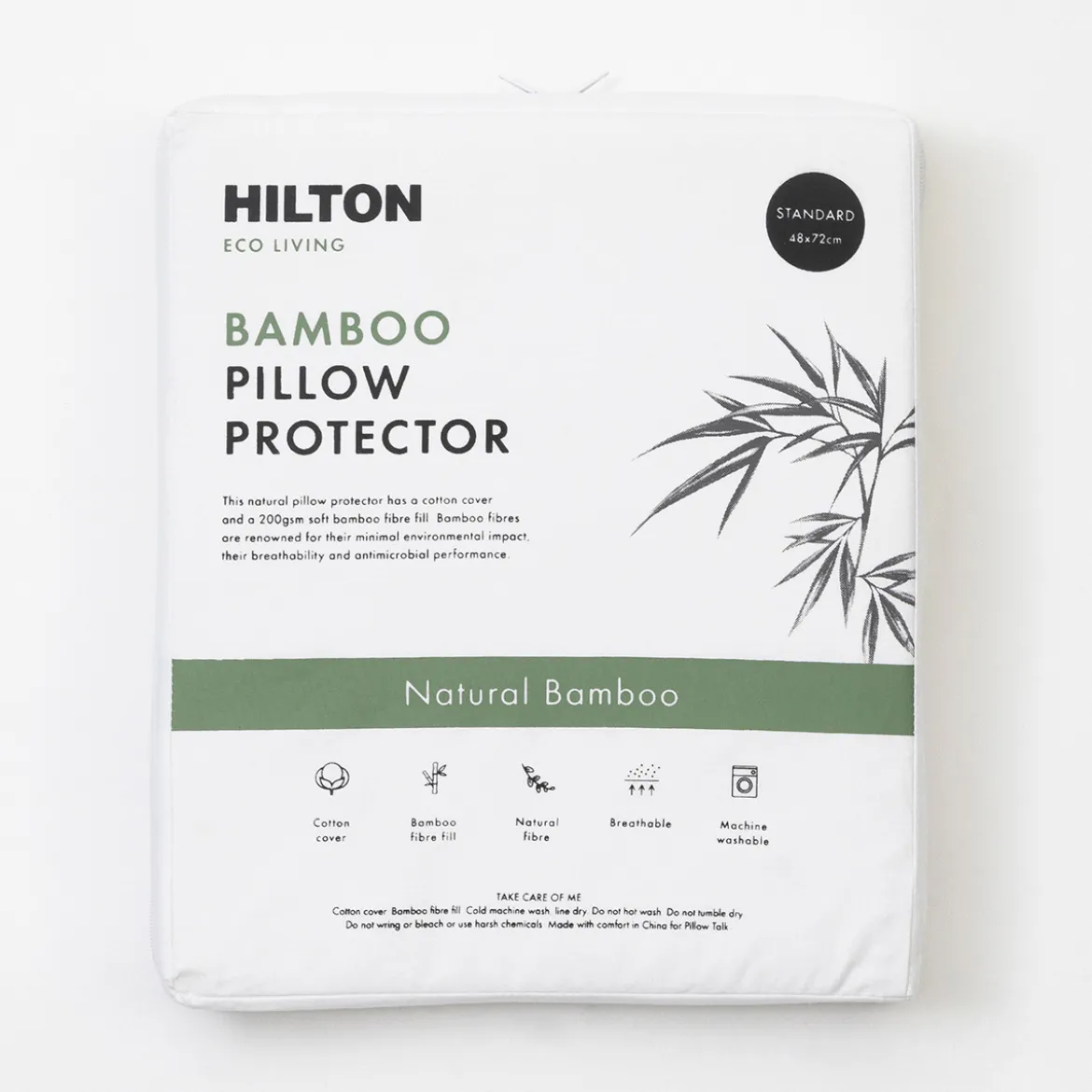 Eco Living Bamboo Standard Pillow Protector